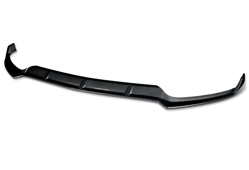 For 2015-2018 Mercedes W205 C-Class Carbon Look Front Bumper Body Splitter Spoiler Lip 3PCS - Image 4