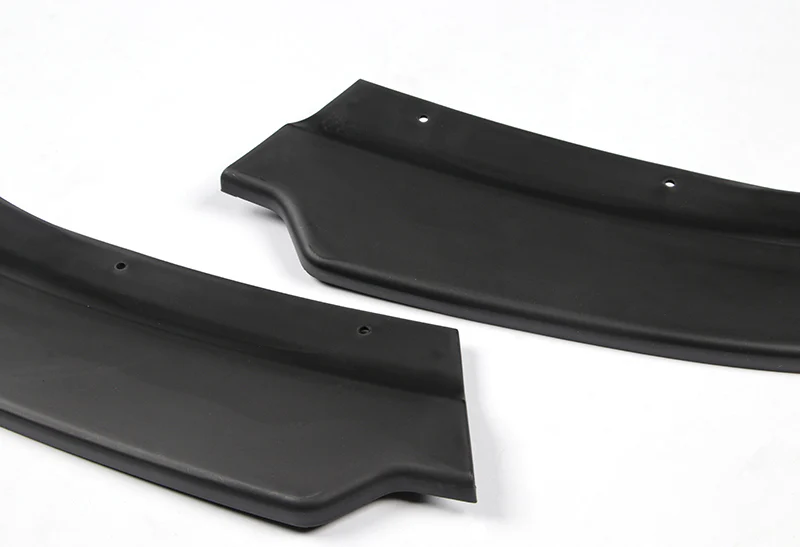 For 1996-1998 Honda Civic JDM CS-Style Unpainted Matte Black Front Bumper Body Splitter Spoiler Lip 3PCS - Image 3