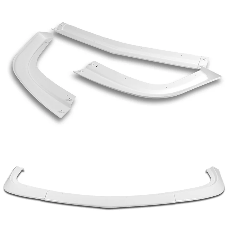 For 2015-2023 Dodge Challenger SXT Painted White Front Bumper Body Splitter Spoiler Lip 3PCS - Image 3