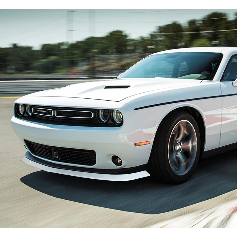 For 2015-2023 Dodge Challenger SXT Painted White Front Bumper Body Splitter Spoiler Lip 3PCS - Image 5