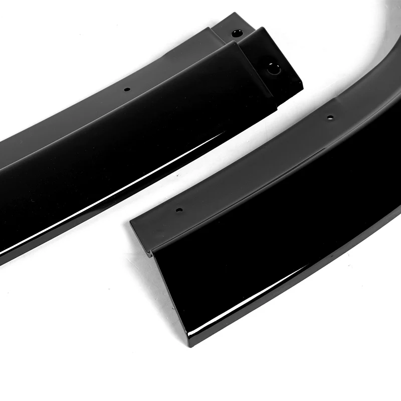 For 2015-2023 Dodge Challenger SXT Painted Black Front Bumper Body Splitter Spoiler Lip 3PCS - Image 2