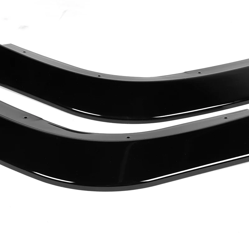 For 2015-2023 Dodge Challenger SXT Painted Black Front Bumper Body Splitter Spoiler Lip 3PCS - Image 4