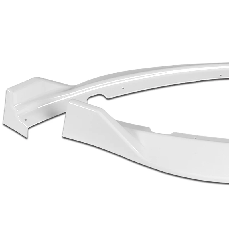 For 2016-2018 Kia Optima LX EX STP-Style Painted White Front Bumper Body Splitter Spoiler Lip 3PCS - Image 3