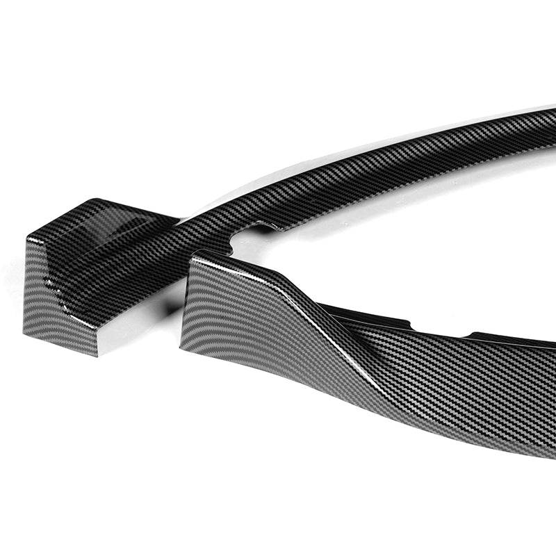 For 2016-2018 Kia Optima LX EX STP-Style Carbon Look Front Bumper Body Splitter Spoiler Lip 3PCS - Image 3
