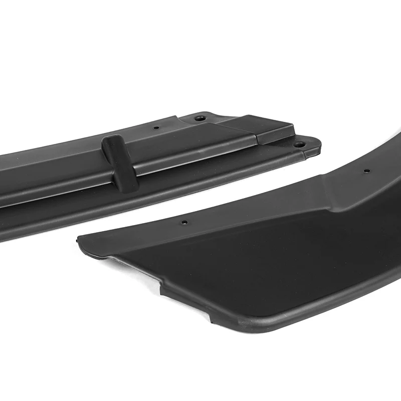 For 2016-2018 Kia Optima SX SXL STP-Style Matte Black Front Bumper Body Splitter Spoiler Lip 3PCS - Image 2