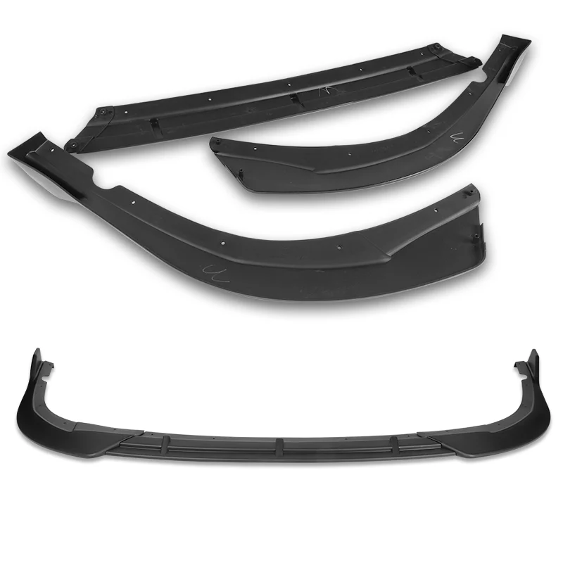 For 2016-2018 Kia Optima SX SXL STP-Style Matte Black Front Bumper Body Splitter Spoiler Lip 3PCS - Image 3