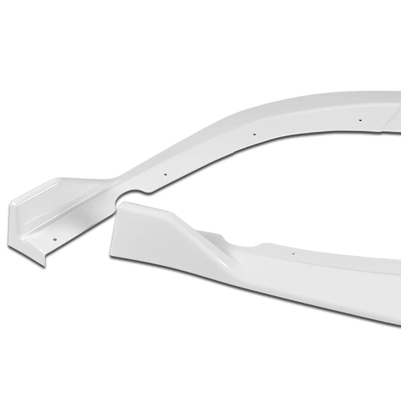 For 2016-2018 Kia Optima SX SXL STP-Style Painted White Front Bumper Body Splitter Spoiler Lip 3PCS - Image 3