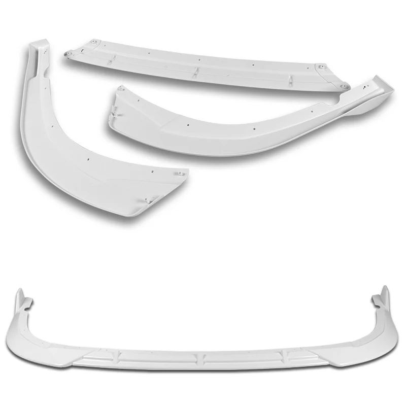For 2016-2018 Kia Optima SX SXL STP-Style Painted White Front Bumper Body Splitter Spoiler Lip 3PCS - Image 4