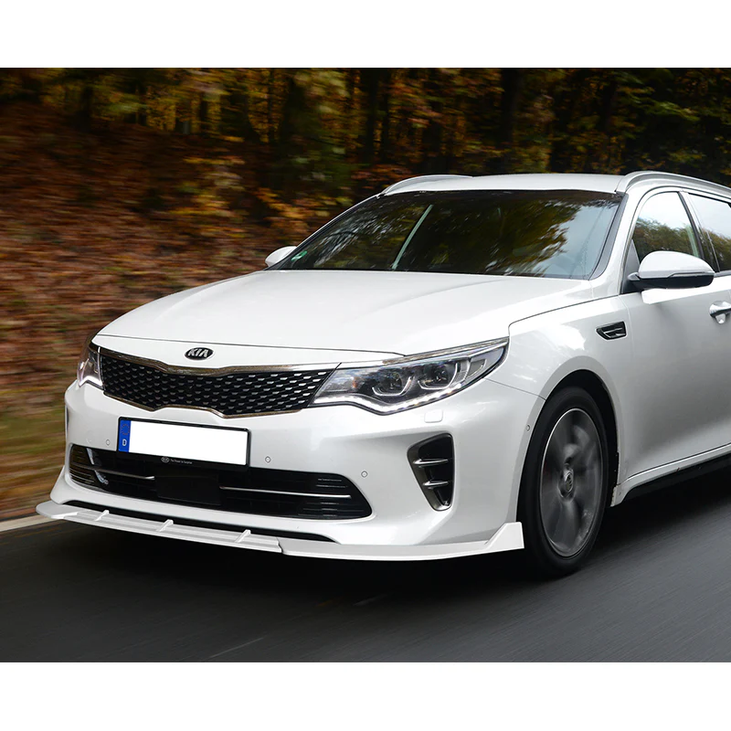 For 2016-2018 Kia Optima SX SXL STP-Style Painted White Front Bumper Body Splitter Spoiler Lip 3PCS - Image 5