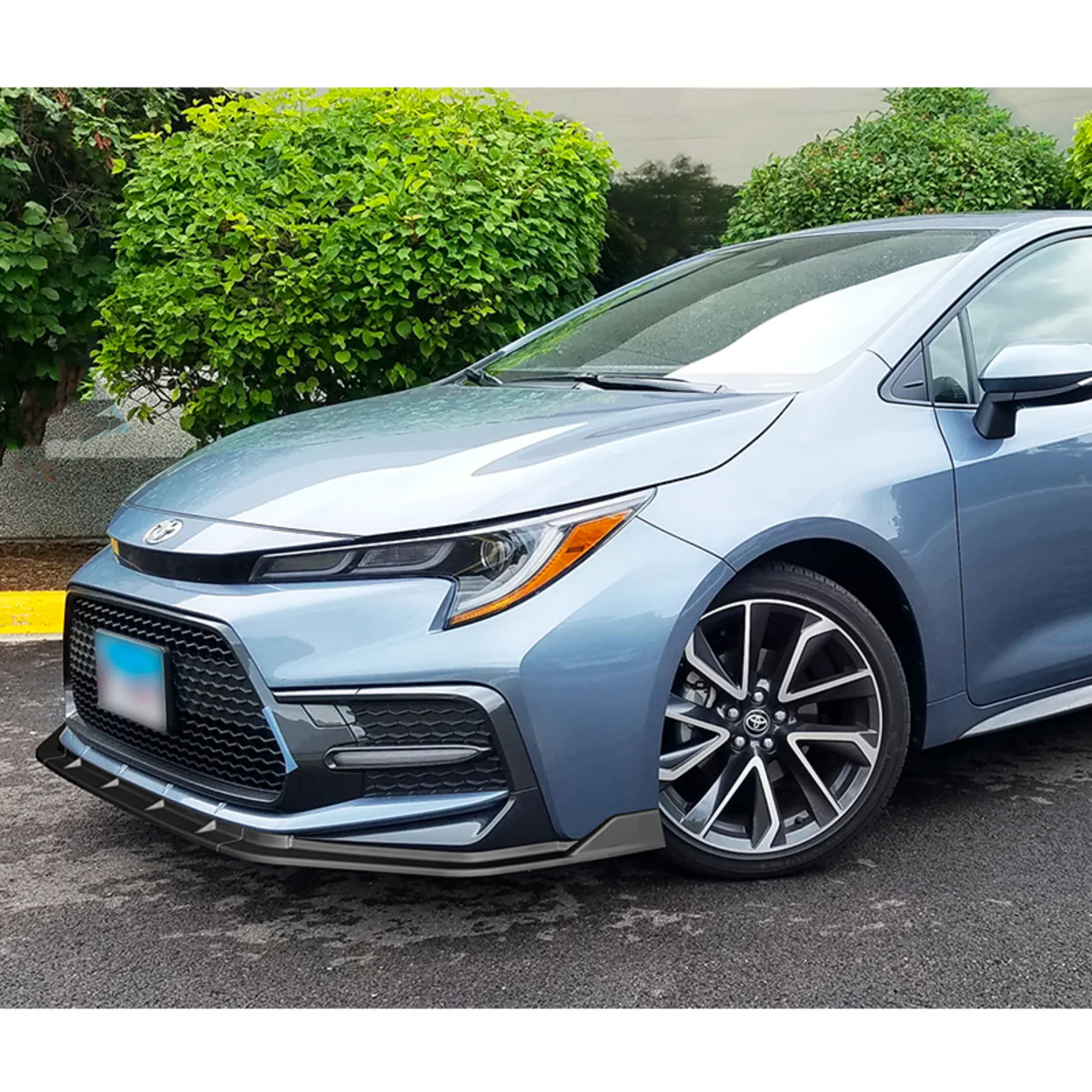 For 2020-2025 Toyota Corolla XSE SE Matte Black Front Bumper Body Splitter Spoiler Lip 3PCS - Image 5