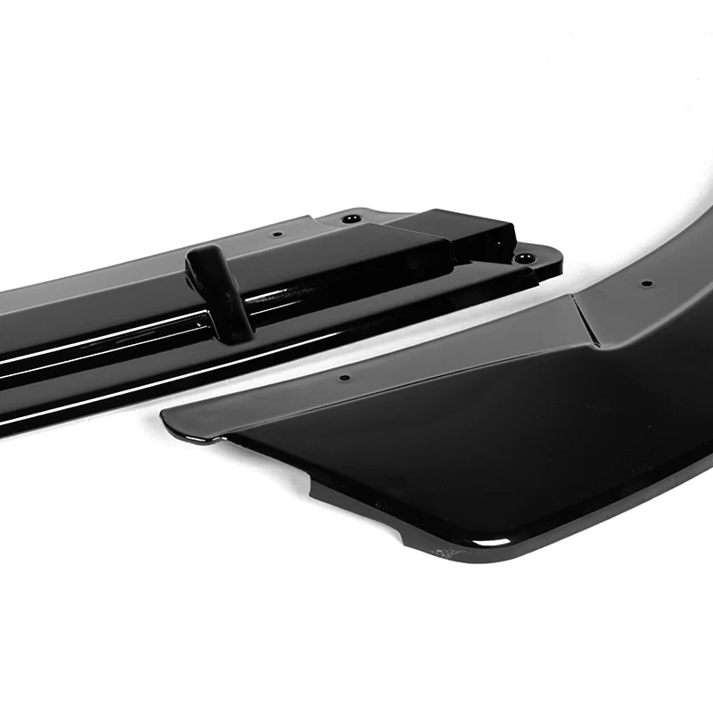 For 2016-2018 Kia Optima SX SXL STP-Style Painted Black Front Bumper Body Splitter Spoiler Lip 3PCS - Image 2