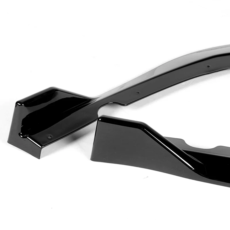 For 2016-2018 Kia Optima SX SXL STP-Style Painted Black Front Bumper Body Splitter Spoiler Lip 3PCS - Image 4