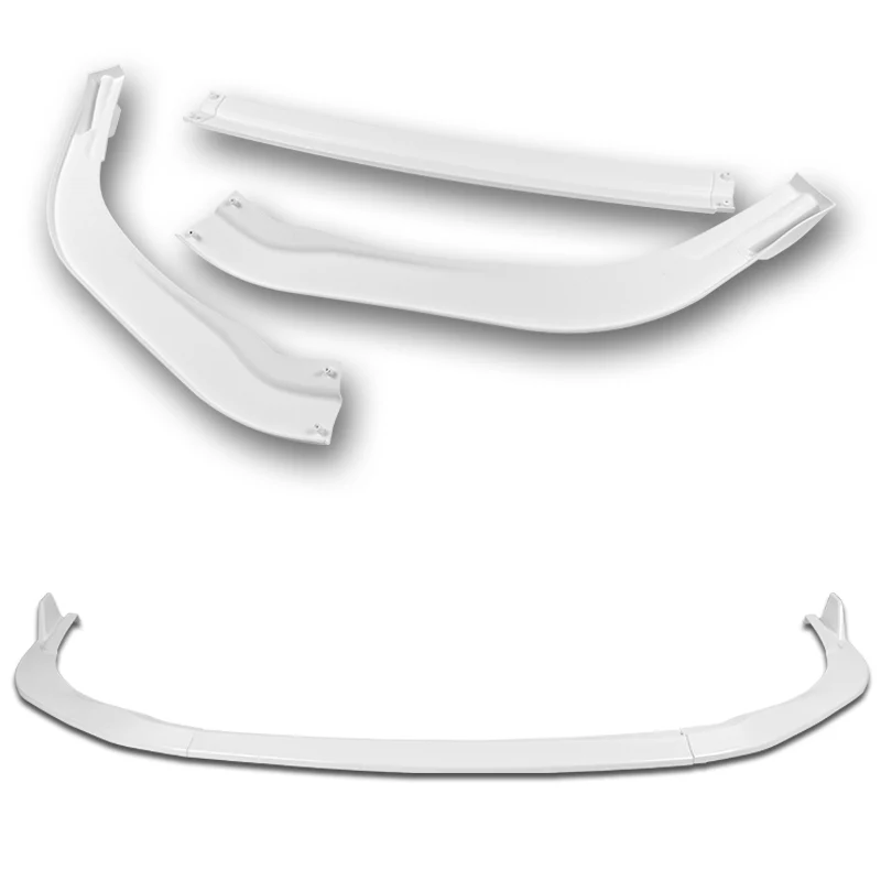 For 2016-2018 Lexus ES300H ES350 Painted White Front Bumper Body Splitter Spoiler Lip 3PCS - Image 4