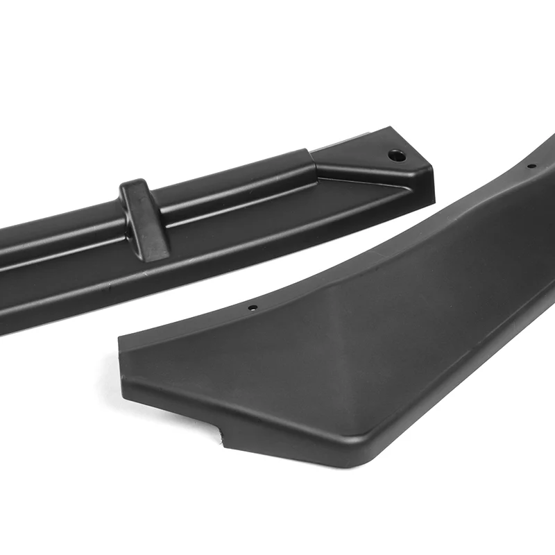 For 2011-2013 Kia Optima STP-Style Matte Black Front Bumper Body Splitter Spoiler Lip 3PCS - Image 2