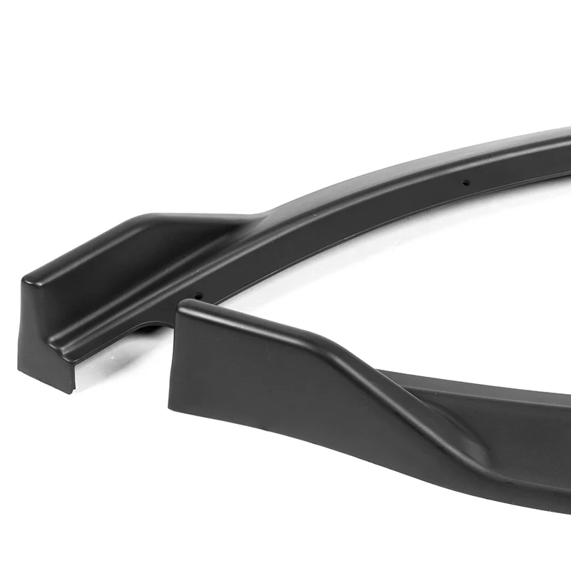 For 2011-2013 Kia Optima STP-Style Matte Black Front Bumper Body Splitter Spoiler Lip 3PCS - Image 4