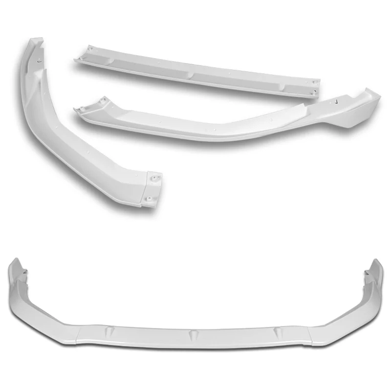 For 2016-2018 Nissan Maxima GT-Style Painted White Front Bumper Body Splitter Spoiler Lip 3PCS - Image 4