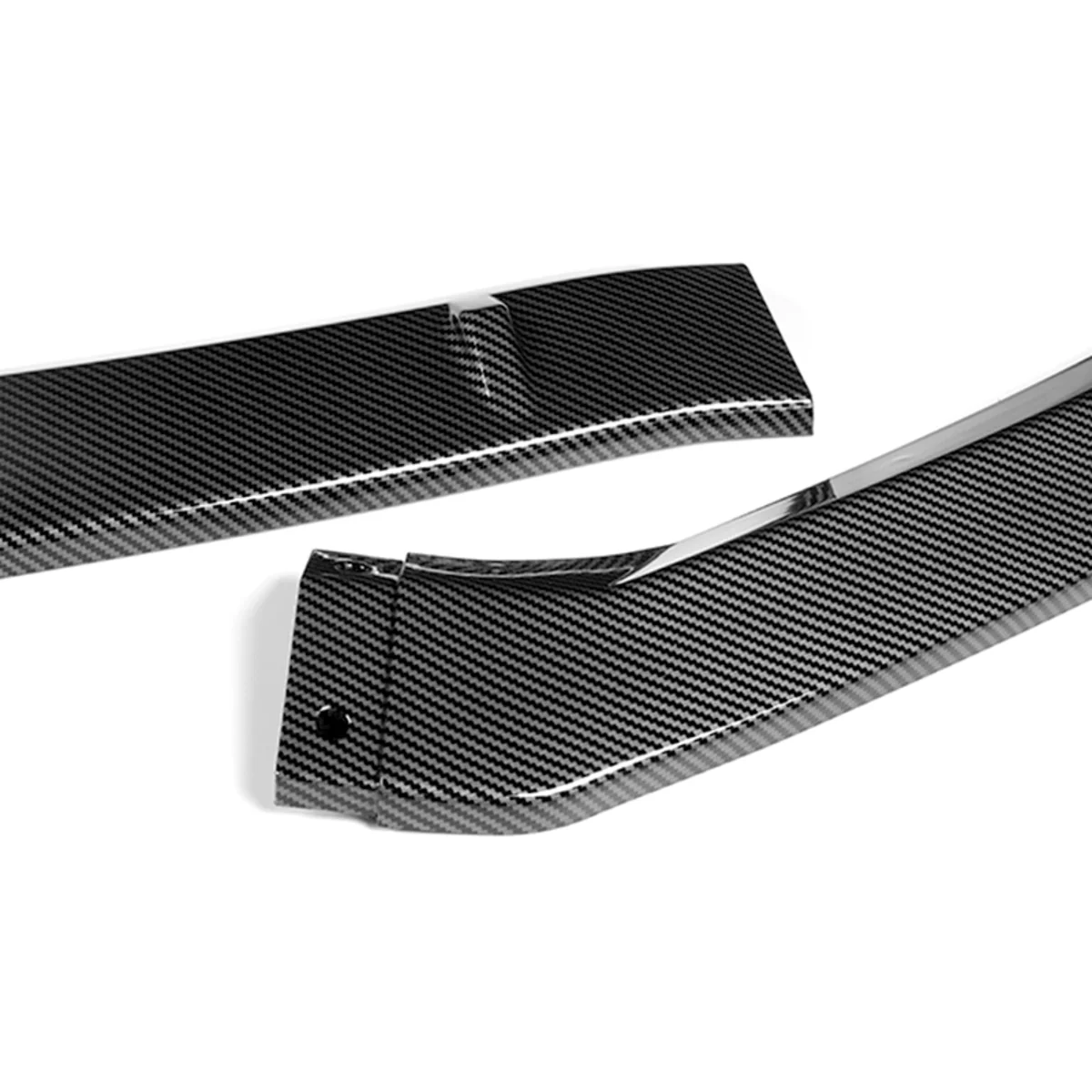 For 2016-2018 Nissan Maxima GT-Style Carbon Look Front Bumper Body Splitter Spoiler Lip 3PCS - Image 2