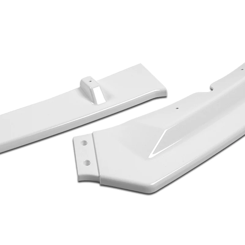 For 2016-2019 Jaguar XE STP-Style Painted White Front Bumper Body Splitter Spoiler Lip 3PCS - Image 2