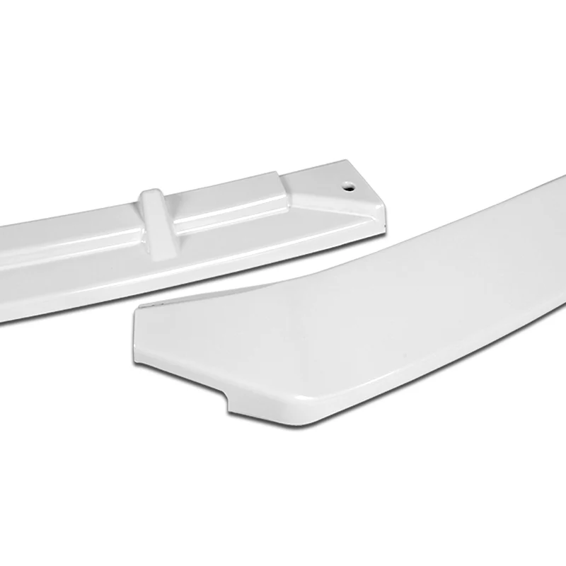 For 2016-2020 Tesla Model S STP-Style Painted White Front Bumper Body Splitter Spoiler Lip 3PCS - Image 2