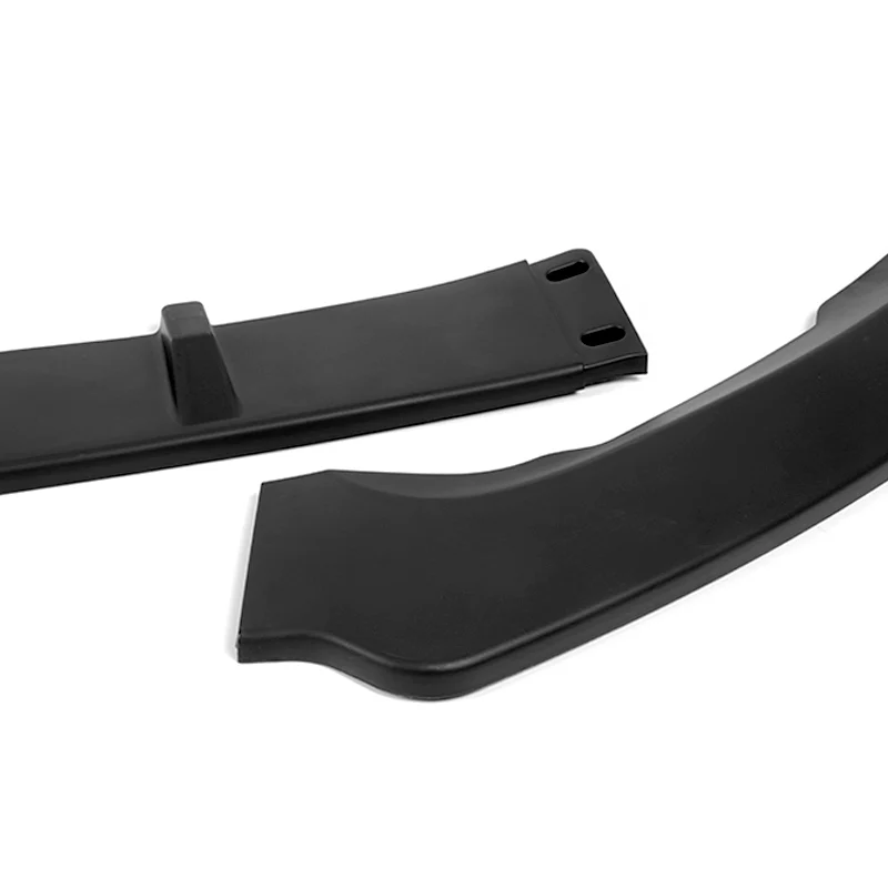 For 2019-2021 Ford Fusion Matte Black Front Bumper Body Splitter Spoiler Lip 3PCS - Image 2