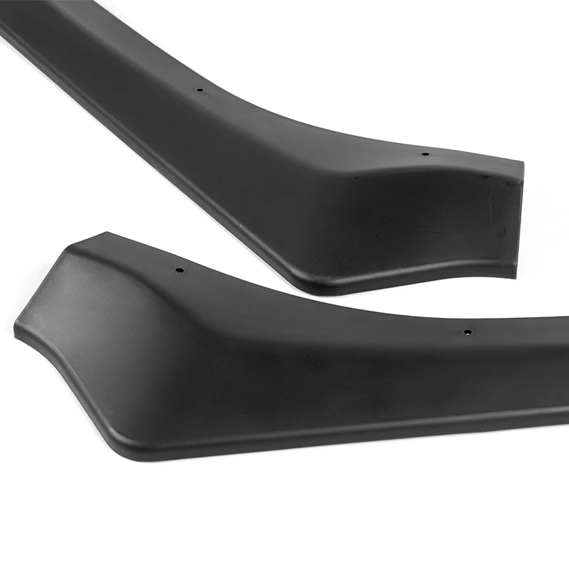 For 2018-2020 Subaru Legacy STi-Style JDM Matte Black Front Bumper Body Splitter Spoiler Lip 3PCS - Image 2