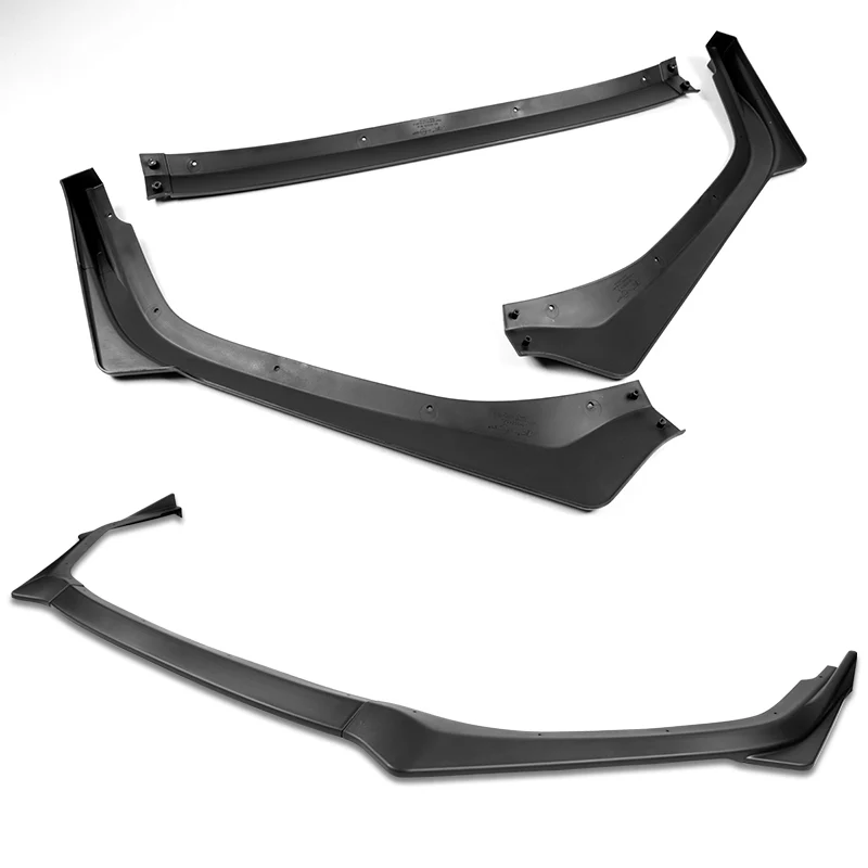 For 2018-2020 Subaru Legacy STi-Style JDM Matte Black Front Bumper Body Splitter Spoiler Lip 3PCS - Image 3