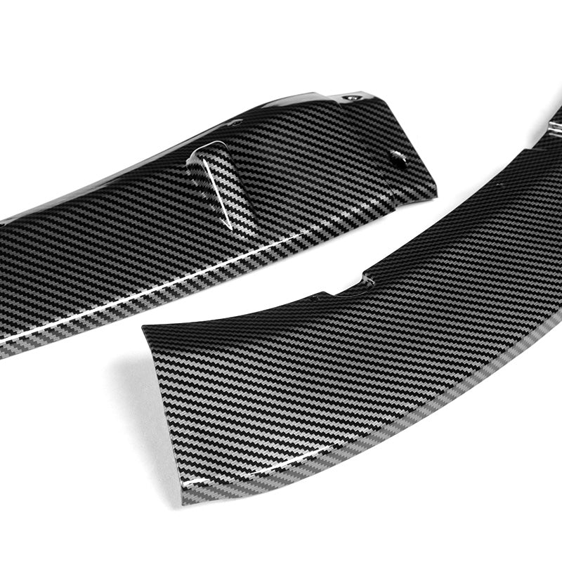 For 2016-2021 Mazda Miata MX-5 MP-Style JDM Carbon Look Front Bumper Body Splitter Spoiler Lip 3PCS - Image 2