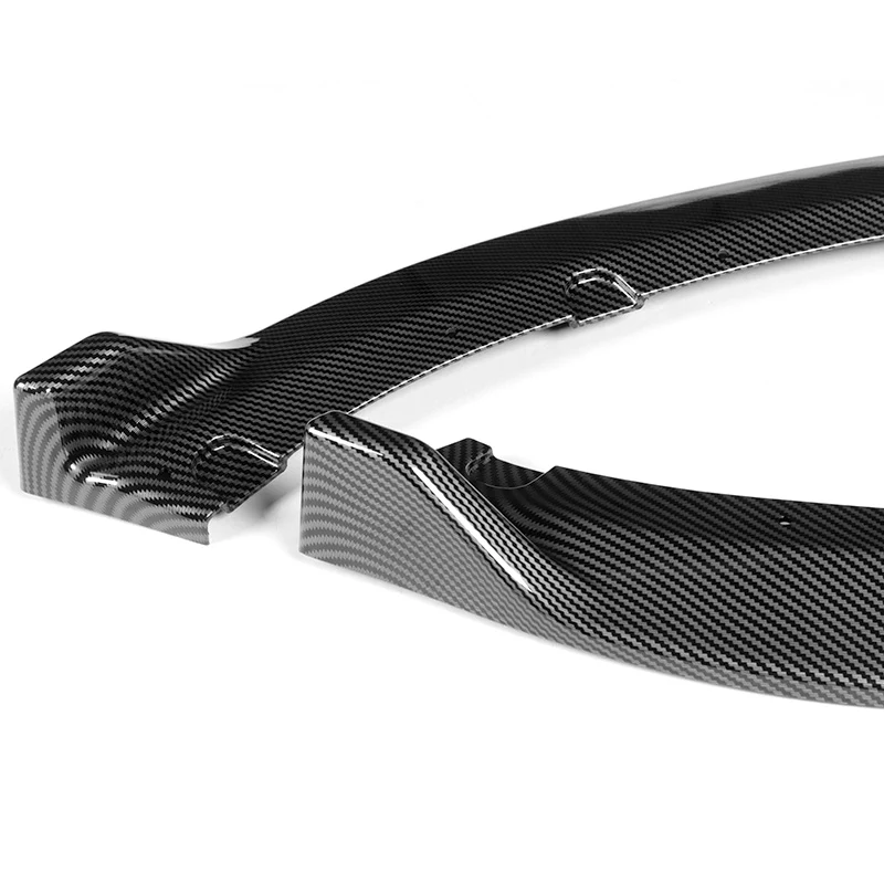 For 2016-2021 Mazda Miata MX-5 MP-Style JDM Carbon Look Front Bumper Body Splitter Spoiler Lip 3PCS - Image 3