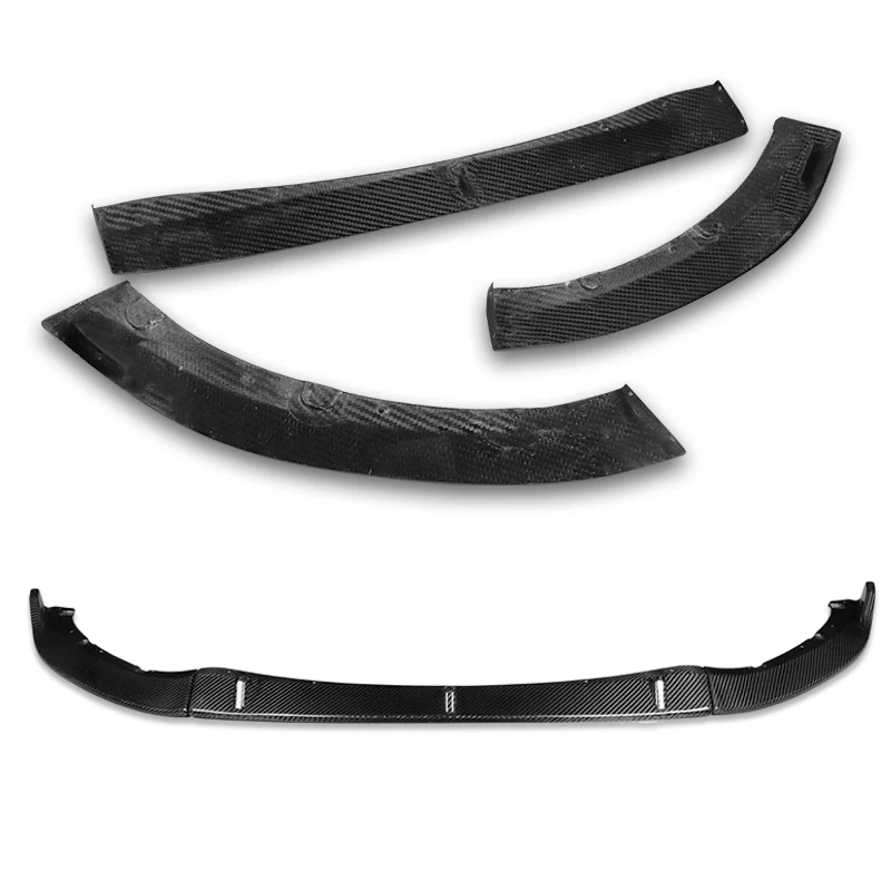 For 2016-2021 Mazda Miata MX-5 MP-Style JDM Real Carbon Fiber Front Bumper Body Splitter Spoiler Lip 3PCS - Image 4