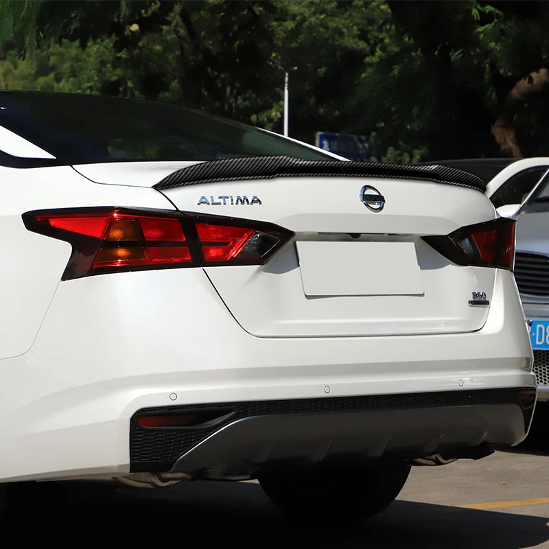 For 2019-2025 Nissan Altima 4DR WP-Style Real Carbon Fiber Trunk Lid Spoiler Wing - Image 5