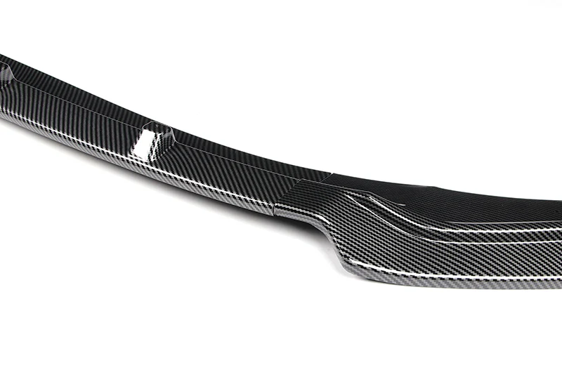 For 2017-2018 Hyundai Elantra Carbon Look Front Bumper Body Splitter Spoiler Lip 3PCS - Image 2