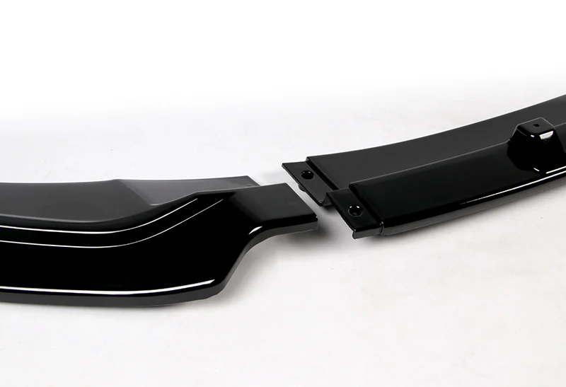 For 2017-2018 Hyundai Elantra Painted Black Front Bumper Body Splitter Spoiler Lip 3PCS - Image 2