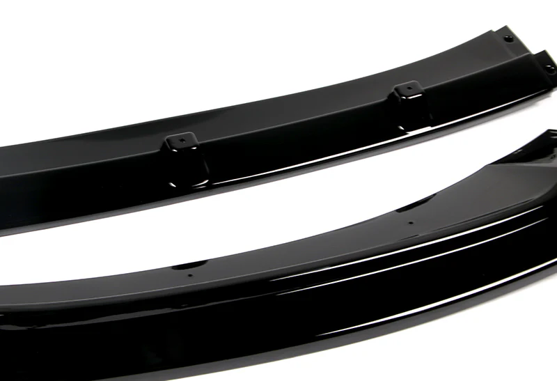 For 2017-2018 Hyundai Elantra Painted Black Front Bumper Body Splitter Spoiler Lip 3PCS - Image 3