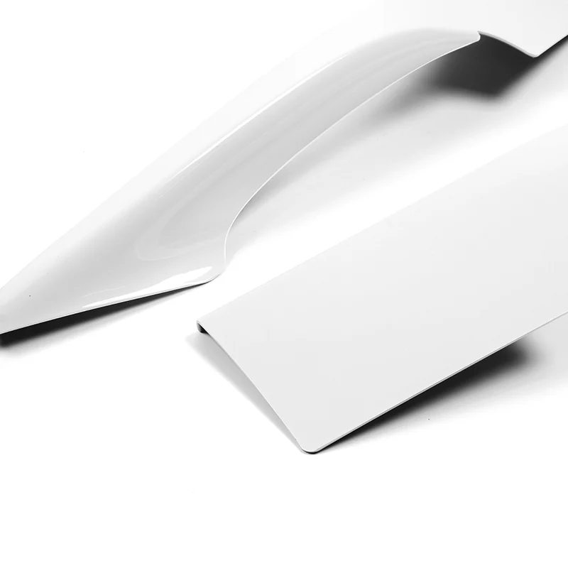 For 2017-2019 Toyota Corolla SE XSE Painted White Front Bumper Body Splitter Spoiler Lip 3PCS - Image 3