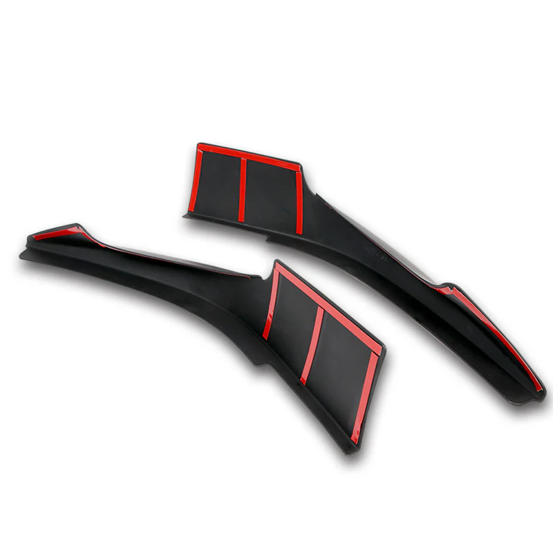 For 2017-2019 Toyota Corolla SE XSE Painted White Front Bumper Body Splitter Spoiler Lip 3PCS - Image 4