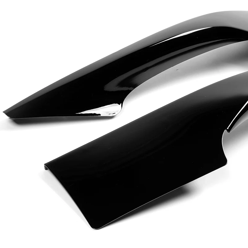 For 2017-2019 Toyota Corolla SE XSE Painted Black Front Bumper Body Splitter Spoiler Lip 3PCS - Image 3