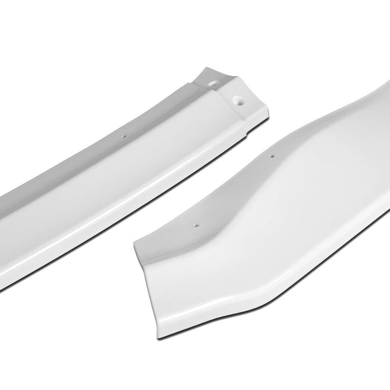 For 2017-2020 Lexus IS-Series AR-Style Painted White Front Bumper Body Splitter Spoiler Lip 3PCS - Image 2