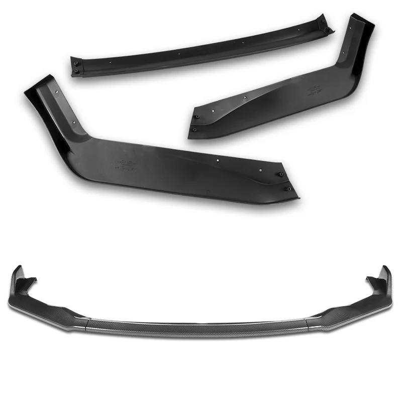 For 2017-2020 Lexus IS-Series AR-Style Carbon Look Front Bumper Body Splitter Spoiler Lip 3PCS - Image 4