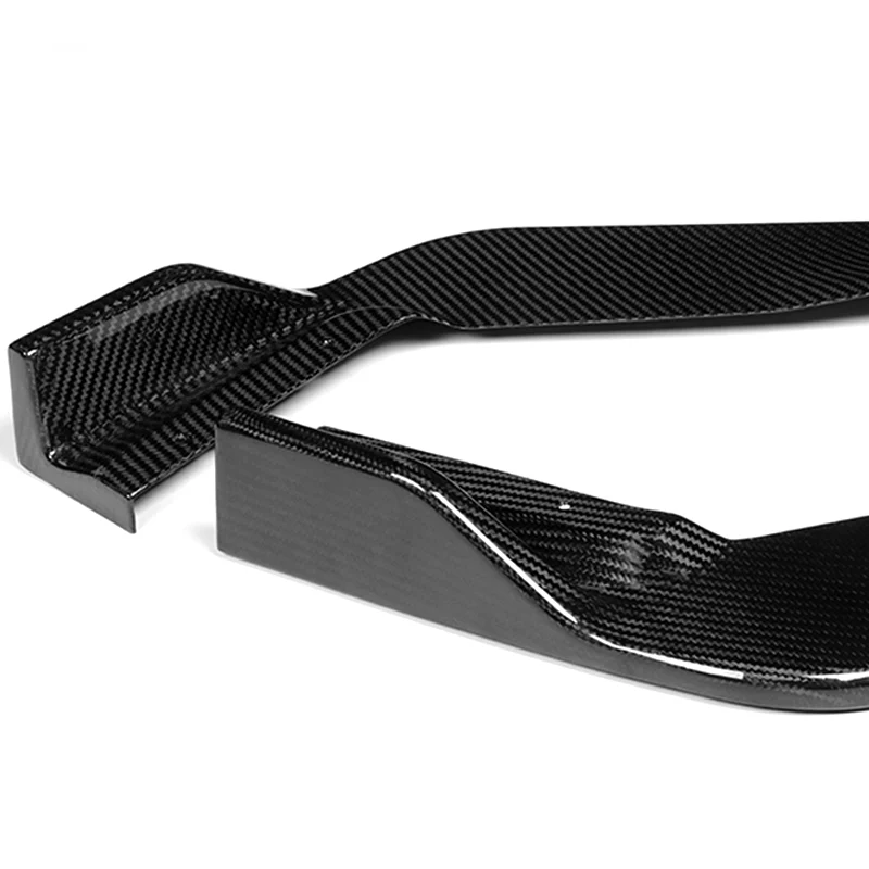 For 2017-2020 Lexus IS-Series AR-Style Real Carbon Fiber Front Bumper Body Splitter Spoiler Lip 3PCS - Image 3