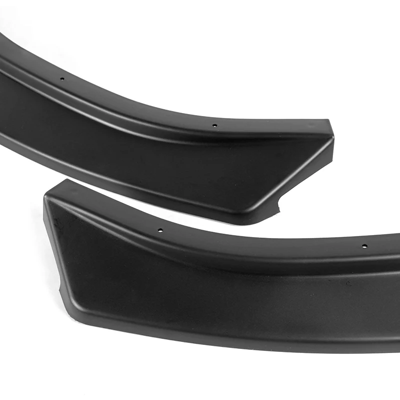 For 2020-2023 Hyundai Sonata CK-Style JDM Matte Black Front Bumper Body Splitter Spoiler Lip 3PCS - Image 3