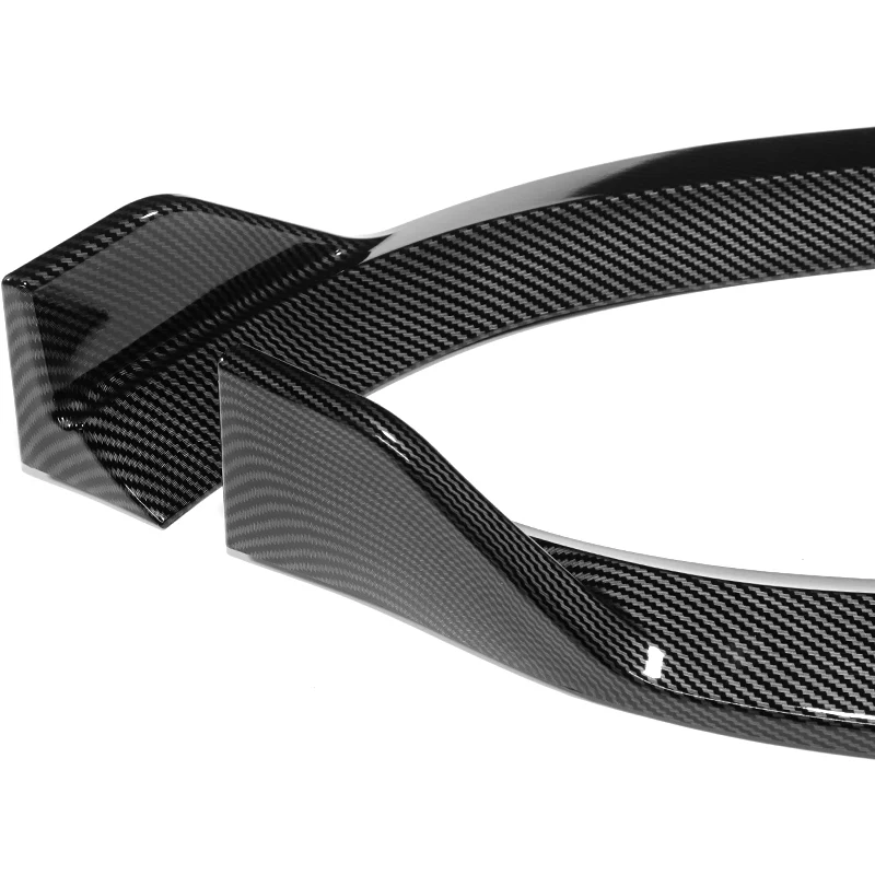 For 2017-2020 Mercedes E-Class W213 Carbon Look Front Bumper Body Splitter Spoiler Lip 3PCS - Image 3