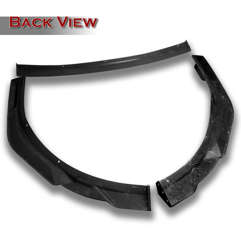 For 2013-2015 Lexus ES350 ES300h Carbon Fiber Front Bumper Body Kit Spoiler Lip 3PCS - Image 4