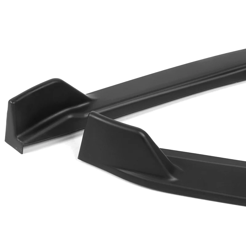 For 2019-2021 Toyota Avalon STP-Style Matte Black Front Bumper Body Splitter Spoiler Lip 3PCS - Image 4