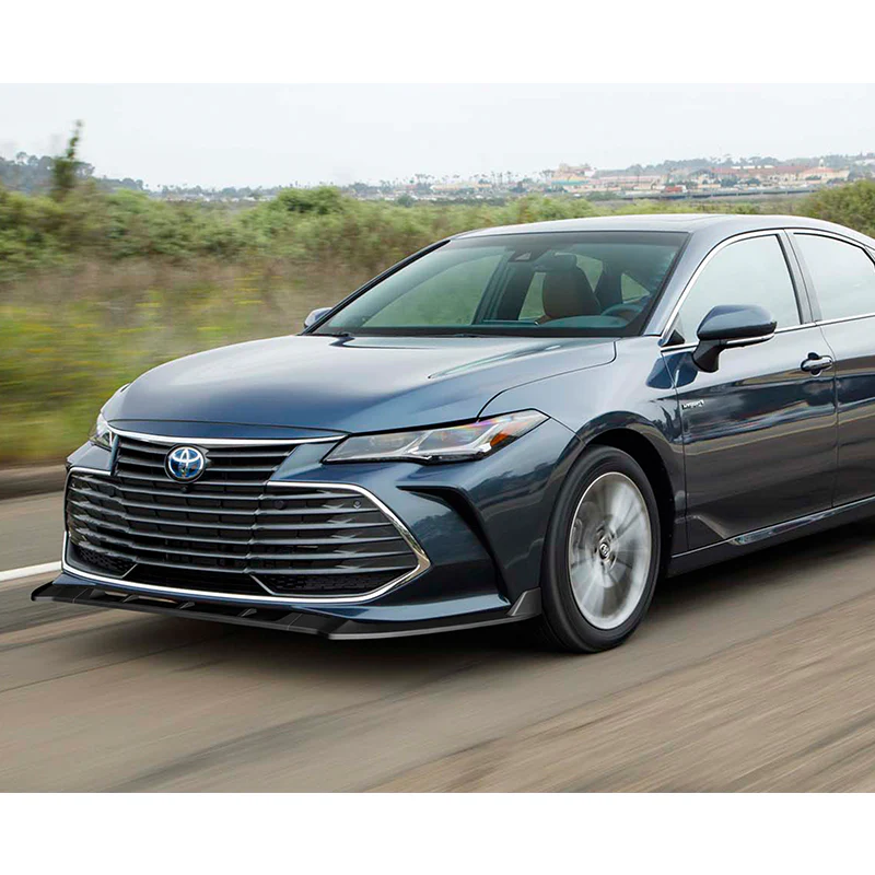 For 2019-2021 Toyota Avalon STP-Style Matte Black Front Bumper Body Splitter Spoiler Lip 3PCS - Image 5