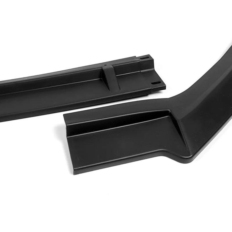 For 2018-2020 Toyota Sienna Black MP-Style Front Bumper Body Splitter Spoiler Lip 3PCS - Image 2