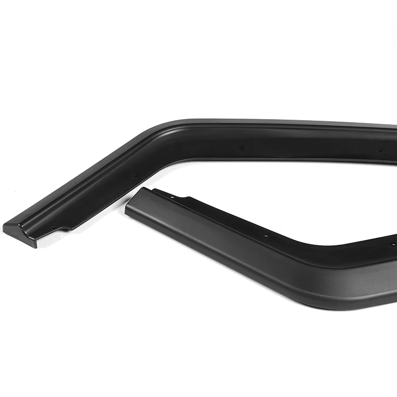 For 2017-2021 Honda Civic Hatchback Black MUG Front Bumper Body Splitter Spoiler Lip 3PCS - Image 3