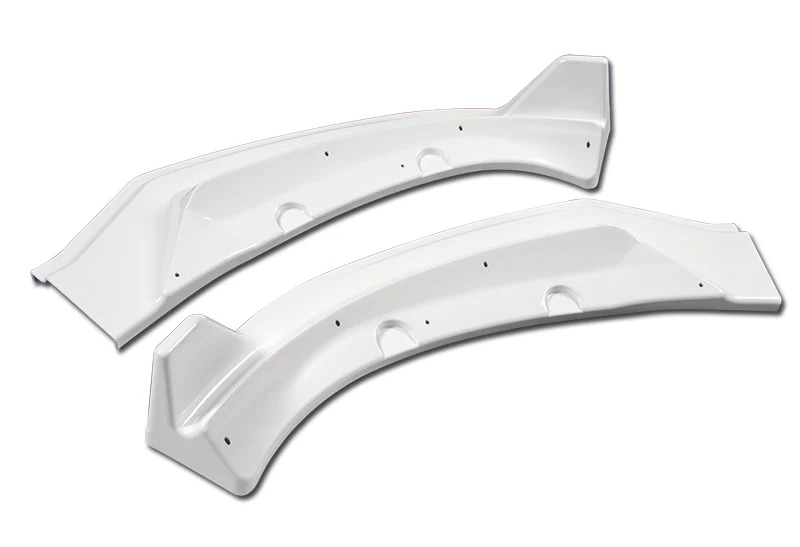 For 2017-2023 Tesla Model 3 Sedan Painted White Front Bumper Body Splitter Spoiler Lip 3PCS - Image 2