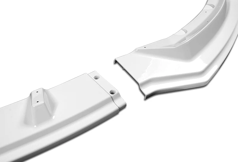 For 2017-2023 Tesla Model 3 Sedan Painted White Front Bumper Body Splitter Spoiler Lip 3PCS - Image 3