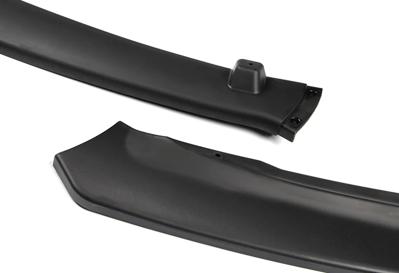For 2014-2018 Mazda6 Mazda 6 Unpainted Matte Black Front Bumper Body Splitter Spoiler Lip 3PCS - Image 2