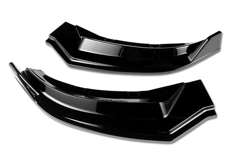 For 2017-2023 Tesla Model 3 Sedan Painted Black Front Bumper Body Splitter Spoiler Lip 3PCS - Image 2